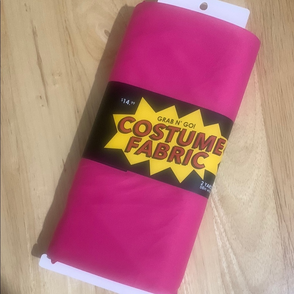 Pink Costume Fabric 2 yards. stretchy